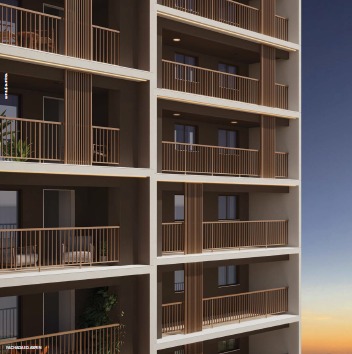 We Barra by Living — fachada do empreendimento Cyrela na Barra da Tijuca
